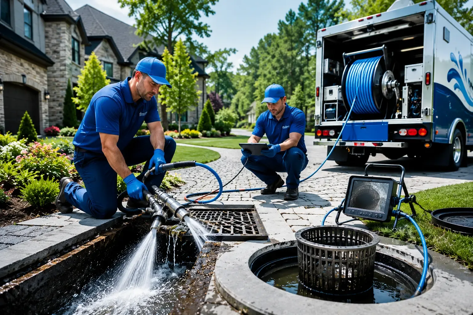 Local outdoor drain cleaning professionals in Bergland, MI